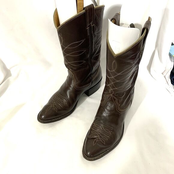 Nocona 4761 Brown Western Boots Men’s 8.5 EE, Brown - Picture 9 of 12